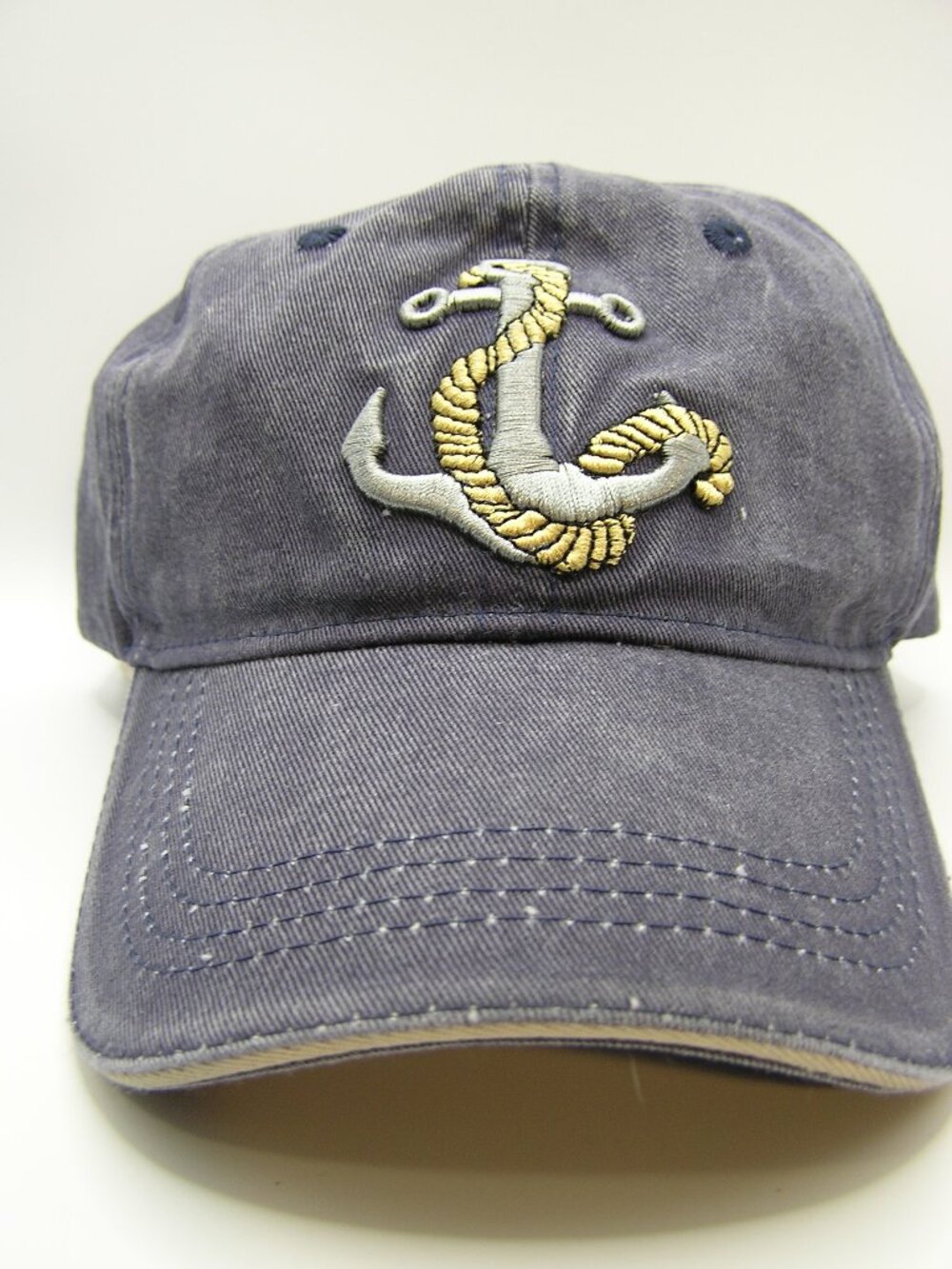 Caleb Classic Harbor Blue Washed Baseball Cap